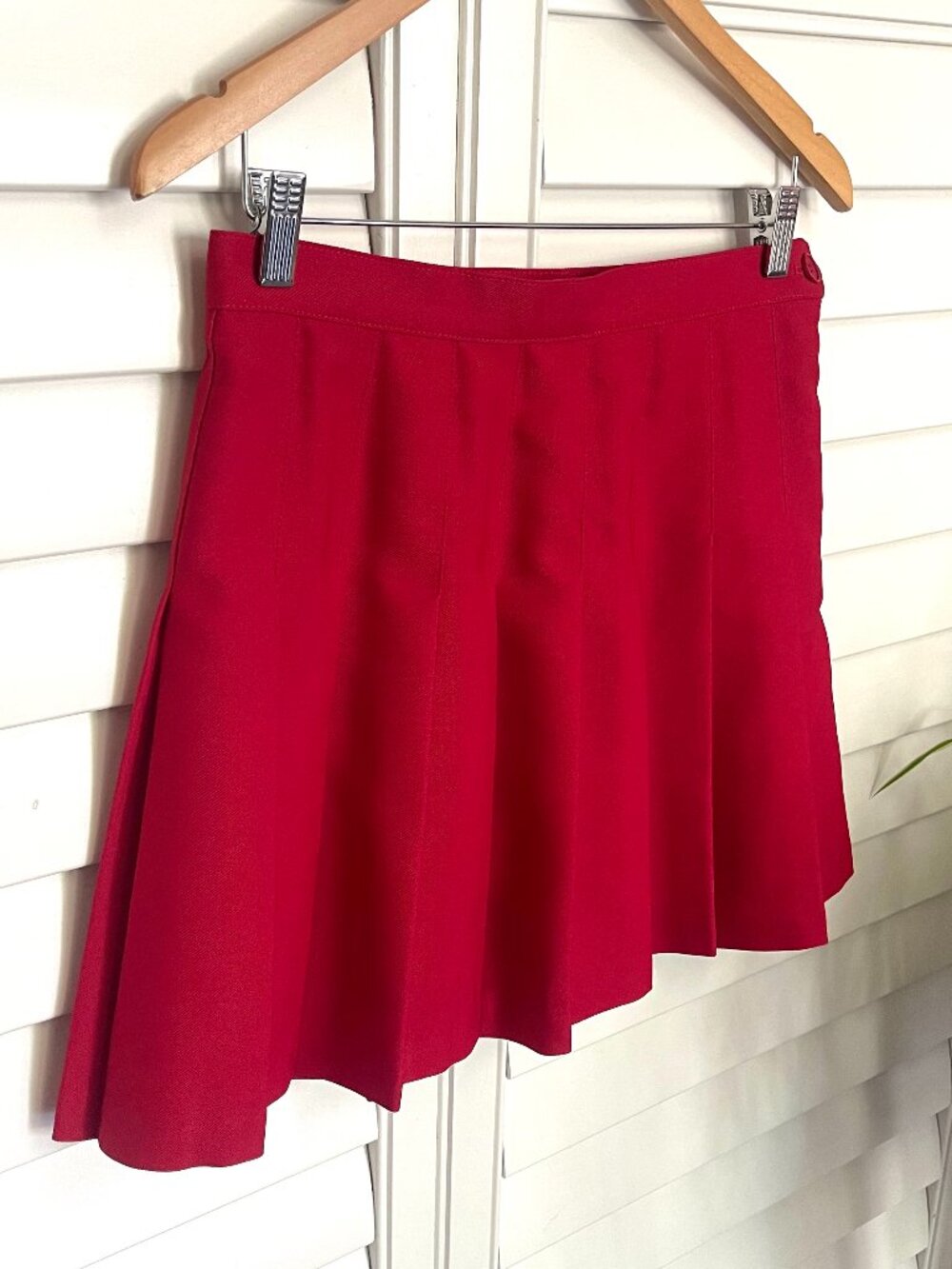 *Vintage* American Apparel Tennis Cheerleader Skirt in Red Size Large - Picture 8 of 16